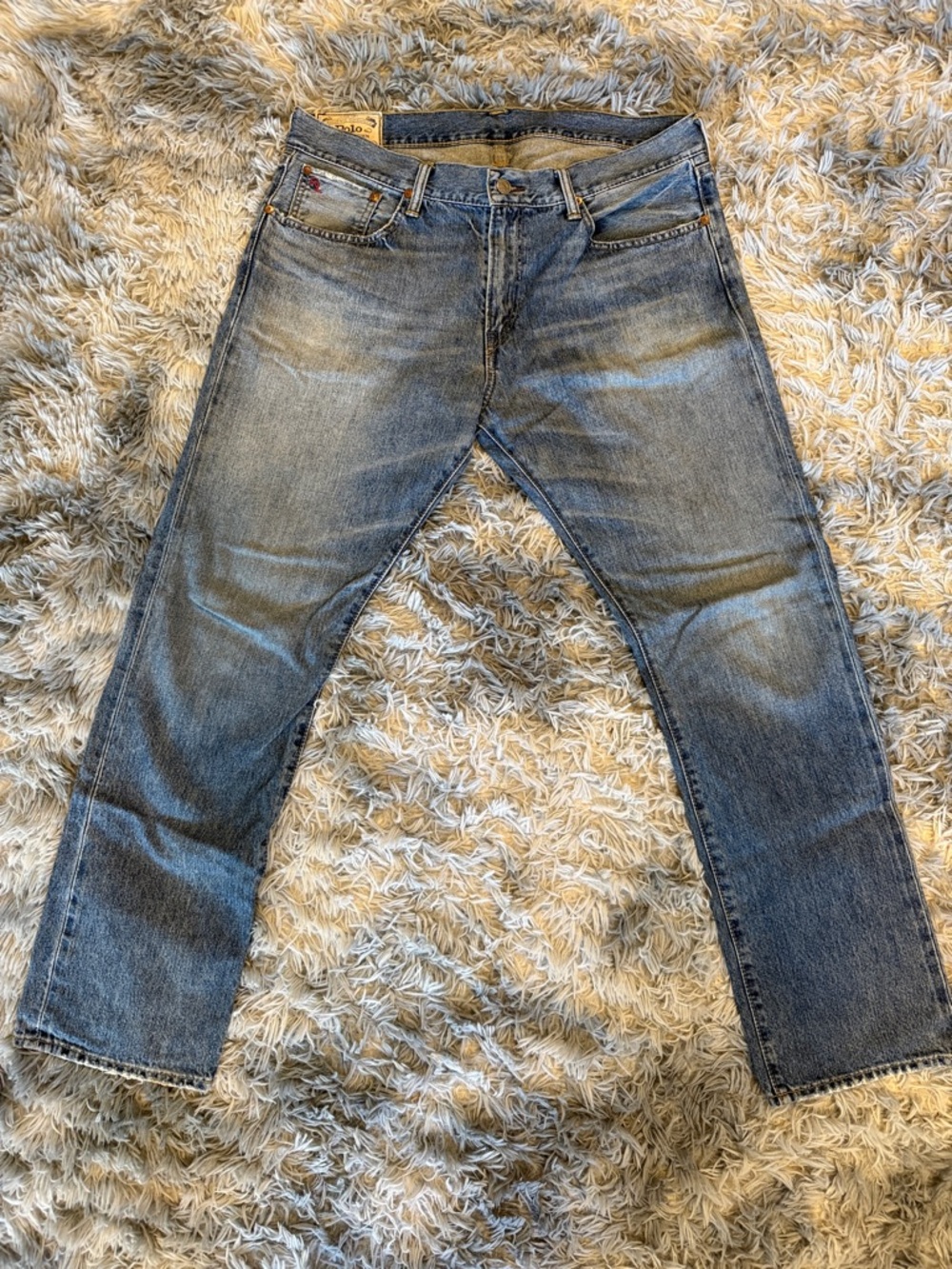 Polo by Ralph Lauren Men's Light Blue Straight Jeans 34x30